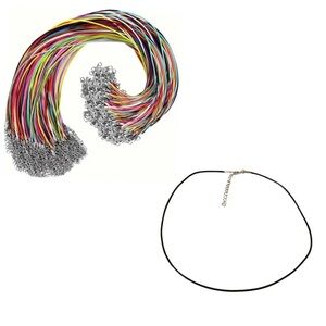 🔴 5 for $10 ONE Black Hemp Rope Necklace for Jewelry Making